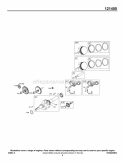 Cam Crankshaft Piston Group Diagram and Parts List for  Briggs and Stratton Engine